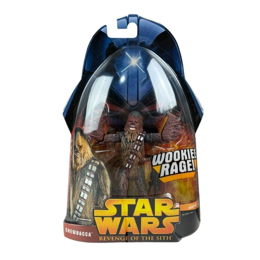 Star Wars Chewbacca Figure Wookiee Rage Revenge Of The Sith Hasbro 3.75" #5
